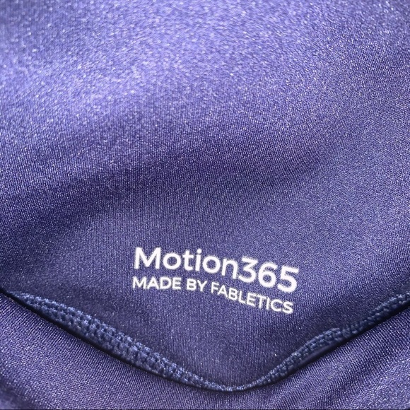 Fabletics Motion365 Trinity Hi Waisted Leggings Navy Blue - Picture 10 of 12